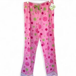 Disney Vintage Tinkerbell Polka Dot Pajama Pants Size S